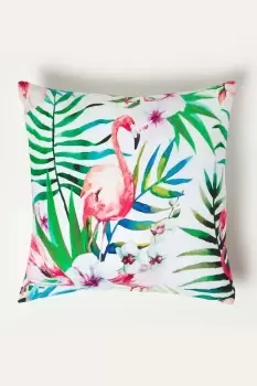 Pink Flamingo Outdoor Cushion 45 x 45 cm