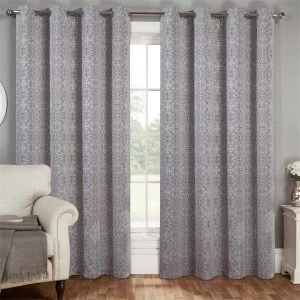 Homsire Jacquard Curtains - Grey
