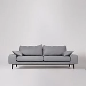 Swoon Tulum Smart Wool 3 Seater Sofa - 3 Seater - Pepper