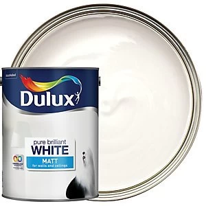 Dulux Pure Brilliant White Matt Emulsion Paint 5L