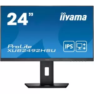 iiyama ProLite XUB2492HSU-B5 LED display 60.5cm (23.8") 1920 x 1080 pixels Full HD Black