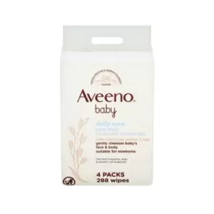 Aveeno Baby Daily Care Wipes 288x Pack