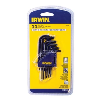 Irwin - IRWT10758 T10758 Short Arm TORX Key Set 11 Piece (TX6-TX40)