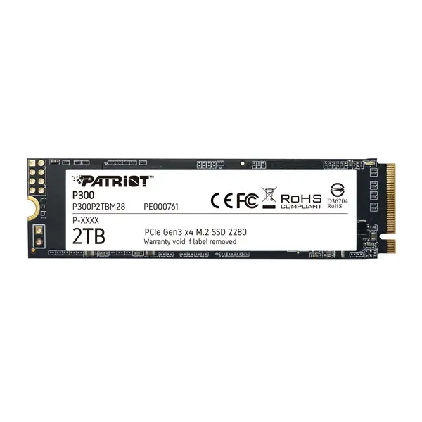 Patriot Patriot Memory P300 M.2 2 TB PCI Express 3.0 NVMe P300P2TBM28