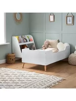 Obaby Maya Toddler Bed - White with Natural, White/Natural