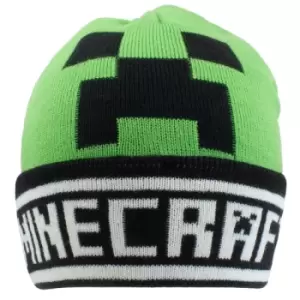 Minecraft - Creeper Face (Beanie) One Size
