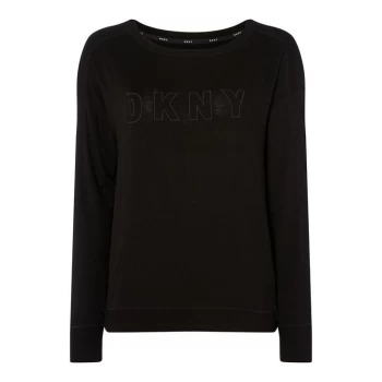 DKNY Core Long Sleeve Top - Black
