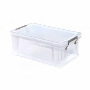 Whitefurze Allstore Plastic Storage Box 10 Litre