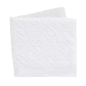 Katie Piper Confidence Sculpted Cotton Towel - White