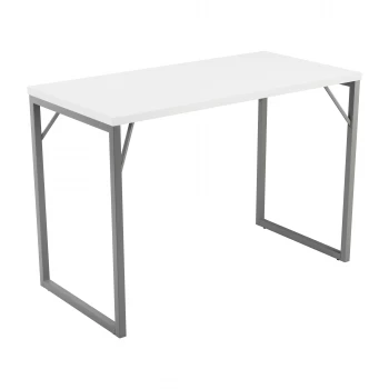 Picnic High Table 2000 - Ice White Top and Silver Legs