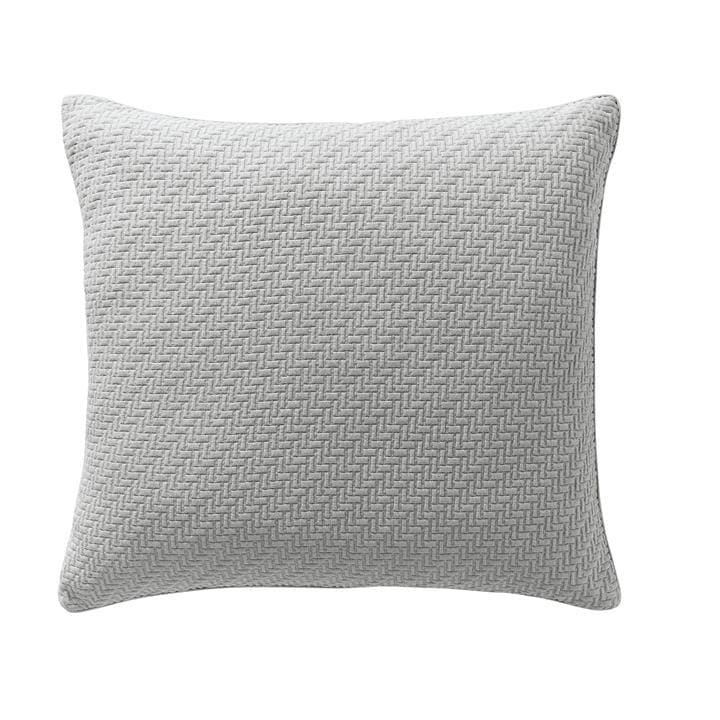 Bedeck of Belfast Silver Cotton Matelasse Fine Linens 'Andaz' Cushion - Cushion