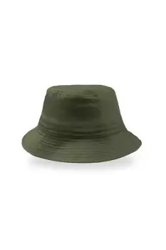 Atlantis Cotton Bucket Hat (One Size) (Olive Green)