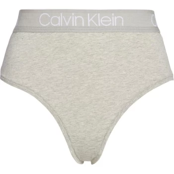 Calvin Klein Body High Waist Thong - Grey Heather