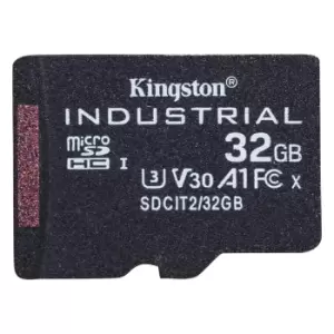 Kingston Technology Industrial 32GB MicroSDHC UHS-I Class 10