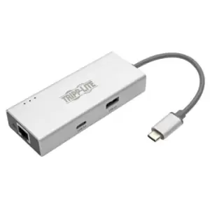 Tripp Lite U442-DOCK13-S USB-C Dock - 4K HDMI USB 3.2 Gen 1 USB-A/USB-C Hub GbE