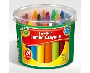 Crayola Jumbo Wax Crayons Tub Pack of 24