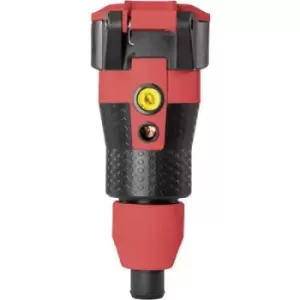 ABL Sursum 1589240 Safety mains socket Plastic + voltage display 230 V Black, Red IP54