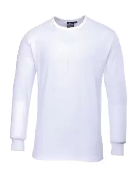 RS PRO White Cotton, Polyester Thermal Shirt, XXL