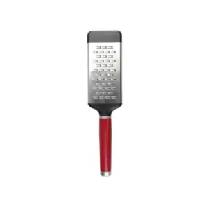 KitchenAid Etched Stainless Steel Two-Way Medium Cheese Grater Empire Red