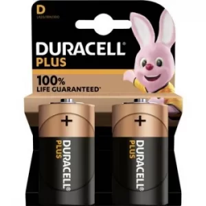 Duracell Plus-D K2 D battery Alkali-manganese 1.5 V 2 pc(s)