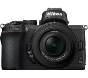 NIKON Z 50 Mirrorless Camera with NIKKOR Z 16-50 mm f/3.5-6.3 VR Lens - Black