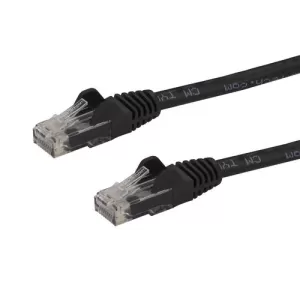 7.5m CAT6 Black GbE RJ45 UTP Patch Cable