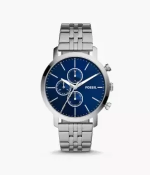 Fossil Men Luther Chronograph Stainless Steel Watch