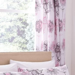 Catherine Lansfield Banbury Floral Eyelet Curtains