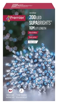 Premier 200 Multi-function Christmas LED Lights - 8m
