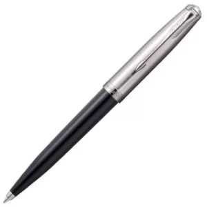 Parker 51 Black and Chrome Ballpoint Pen