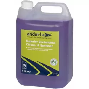 33-102 Superior Bactericidal Cleaner and Sanitiser 5L - Andarta
