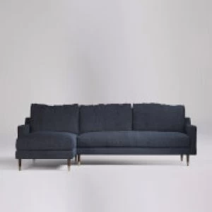 Swoon Reiti House Weave Corner Sofa - Left Hand Side - Corner Sofa - Navy