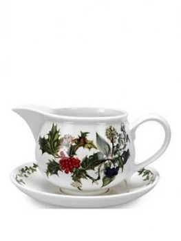 Holly & Ivy Gravy Boat & Stand