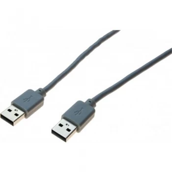 3m USB 2.0 A M To M Grey Cable