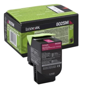 Lexmark 802SM Magenta Laser Toner Ink Cartridge