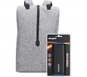 ENERGIZER EPB004 Backpack with Power Bank - Grey