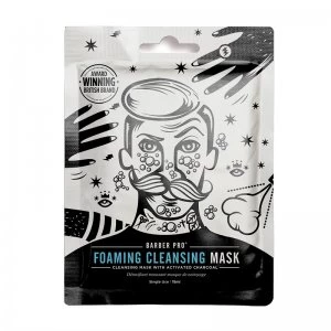 BARBER PRO Foaming Cleansing Mask With Activated Charcoal