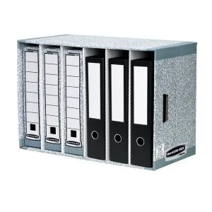 Bankers Box by Fellowes System A4Foolscap File Store Module Pack of 5