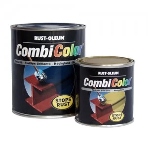 Rust Oleum CombiColor Metal Protection Paint Safety Yellow 2.5l