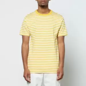 Norse Projects Mens Niels Classic Stripe T-Shirt - Chrome Yellow - S