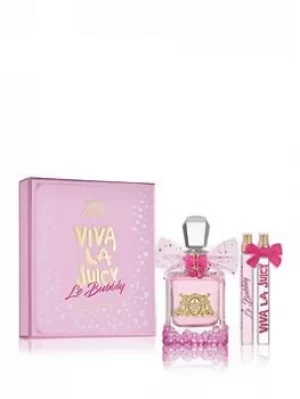 Juicy Couture Viva La Juicy Le Bubbly 100ml Eau de Parfum 3 Piece Gift Set, One Colour, Women
