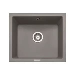 Single Bowl Undermount Grey Granite Kitchen Sink - Rangemaster Paragon