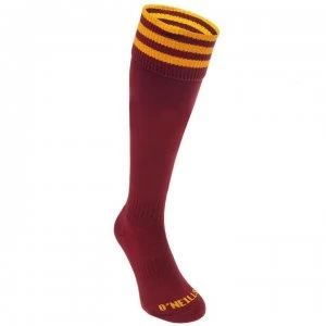ONeills Football Socks - Maroon/Amber