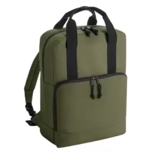 Bagbase Unisex Adult Cooler Recycled Backpack (One Size) (Military Green)
