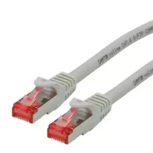 Roline Grey Cat6 Cable, S/FTP, Male RJ45, Terminated, 500mm