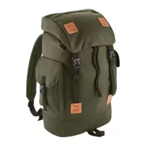 Bagbase Urban Explorer Backpack/Rucksack Bag (Pack of 2) (One Size) (Military Green/Tan)