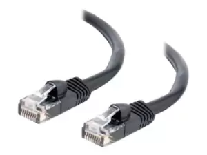 C2G 0.5m Cat5E 350 MHz Snagless Patch Cable - Black