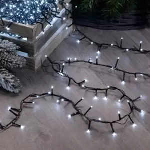 Festive 18.9m Indoor & Outdoor Christmas Tree Fairy Lights 760 White LEDs