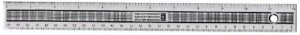 Value Ruler Shatter Resistant 30cm Clear (PK24)