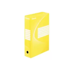 Esselte Standard Archiving Box, A4, 80mm - Yellow - Outer carton of